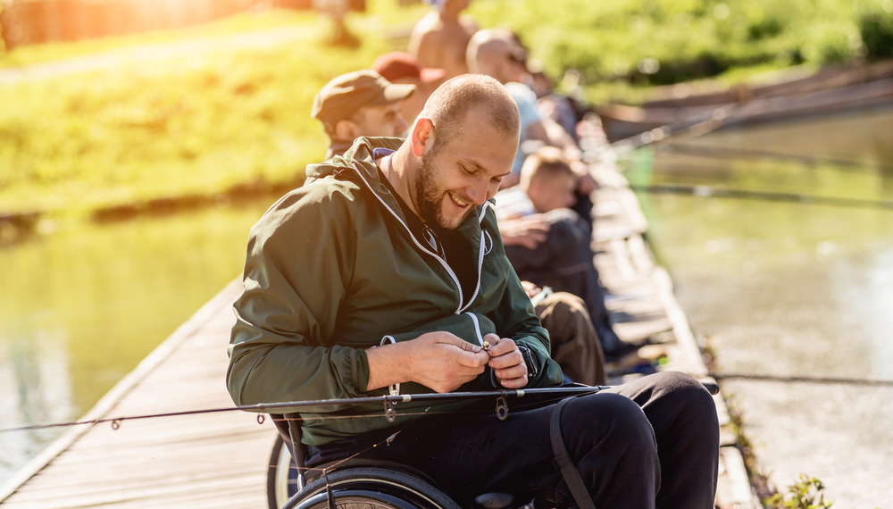 Championship,In,Sports,Fishing,Among,People,With,Disabilities.