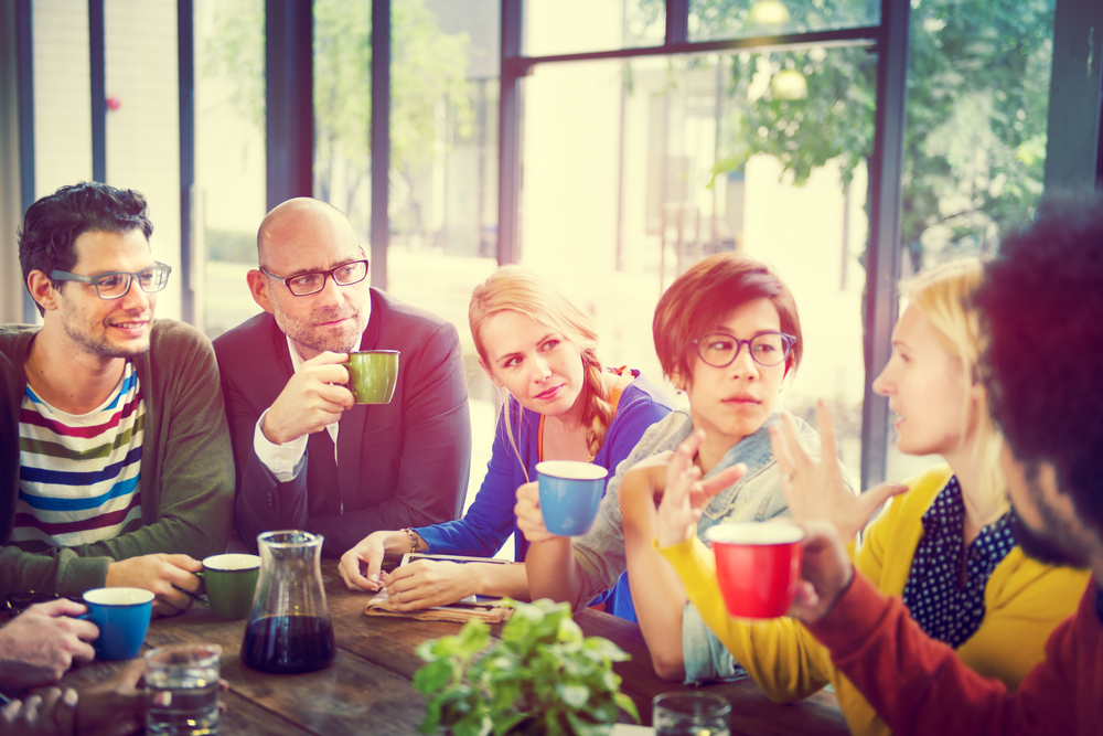 Business,People,Meeting,Seminar,Sharing,Talking,Thinking,Concept